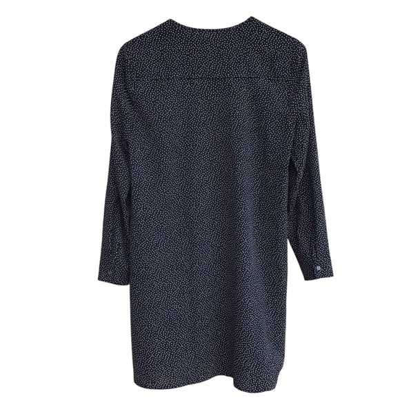 J Crew Black White Polka Dot Shift Dress  Size XS - Picture 9 of 11